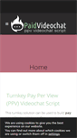 Mobile Screenshot of paidvideochat.com